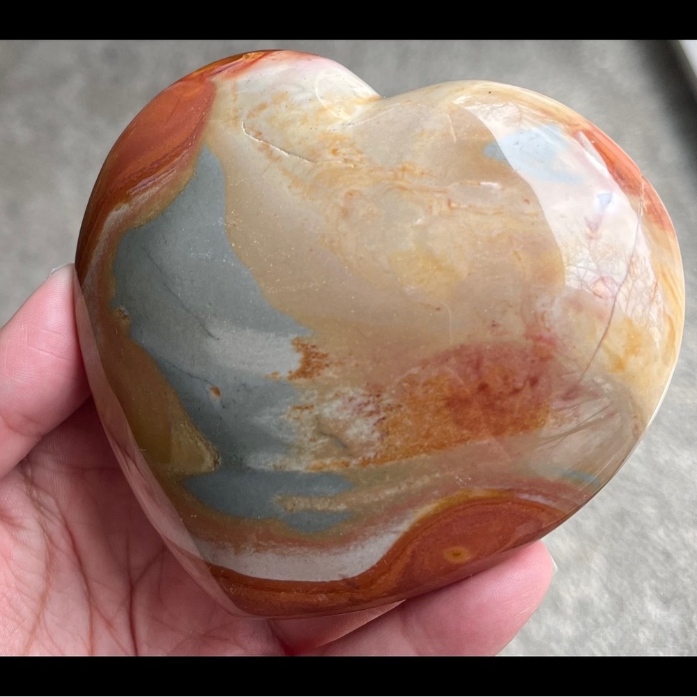 ✨ 3x HP ✨ Polychrome Jasper ✨ Heart ✨